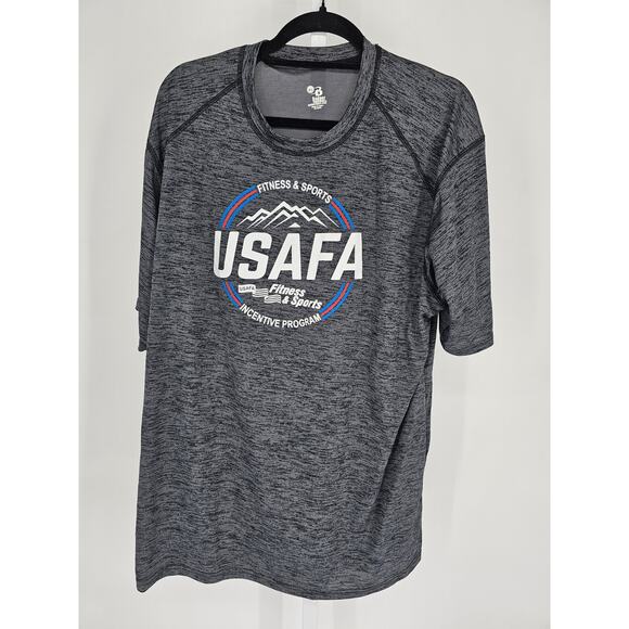 Badger Sport Mens Sz XL Short Sleeve Athletic T Shirt USAFA Air Force - Picture 1 of 4